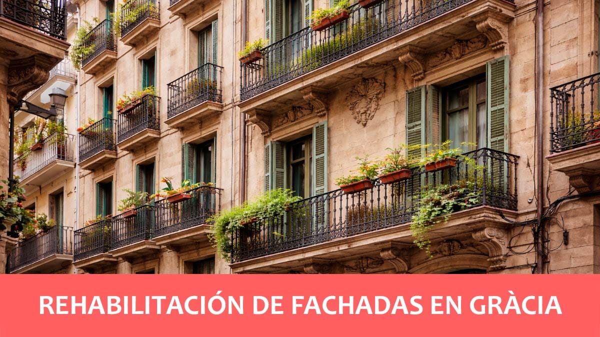 Rehabilitación de Fachadas en Gràcia