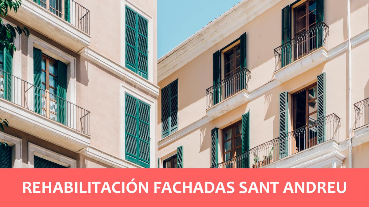 Rehabilitación fachadas Sant Andreu