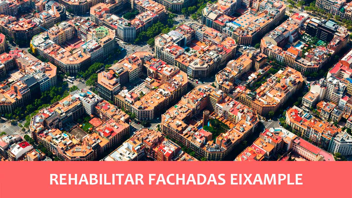 Rehabilitar fachada Eixample