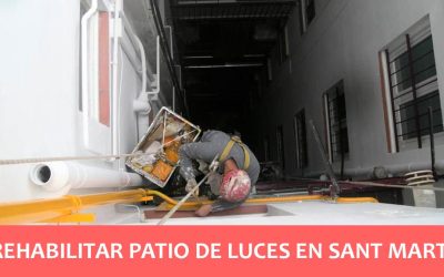 Rehabilitar patios de luces en Sant Martí