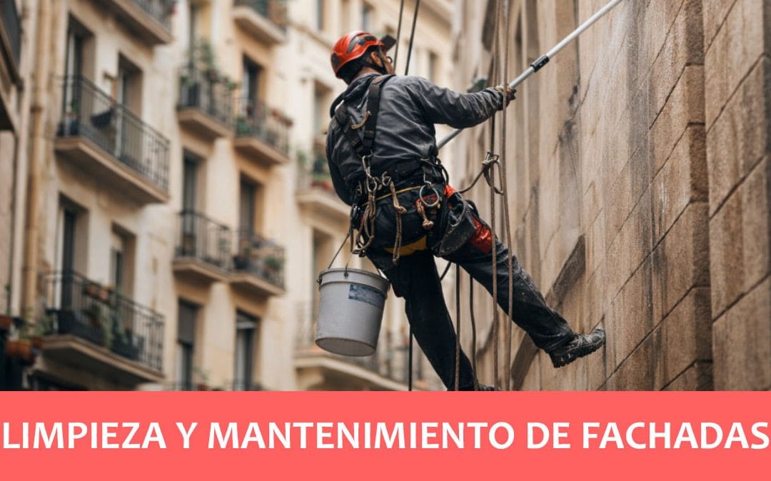 Limpieza y mantenimiento de fachadas sin andamios en Barcelona
