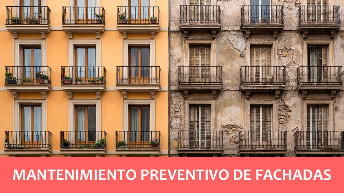 Mantenimiento preventivo de fachadas en Barcelona